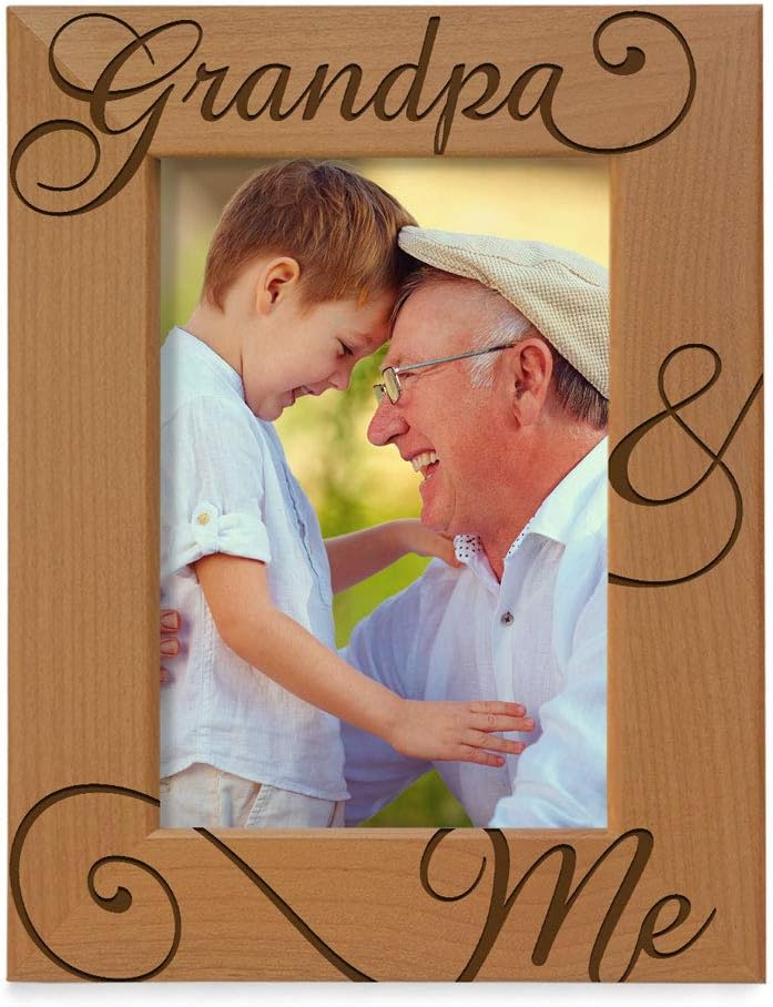 I Love You Grandpa  & Me Wood Frame