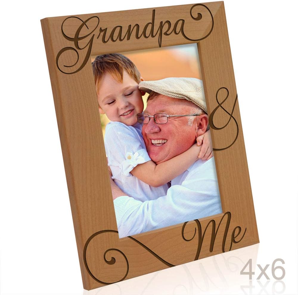 I Love You Grandpa  & Me Wood Frame