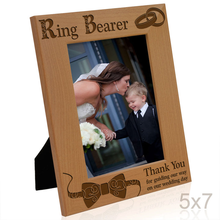 Flower Girl Wood Frame, Ring Bearer Wood Frame