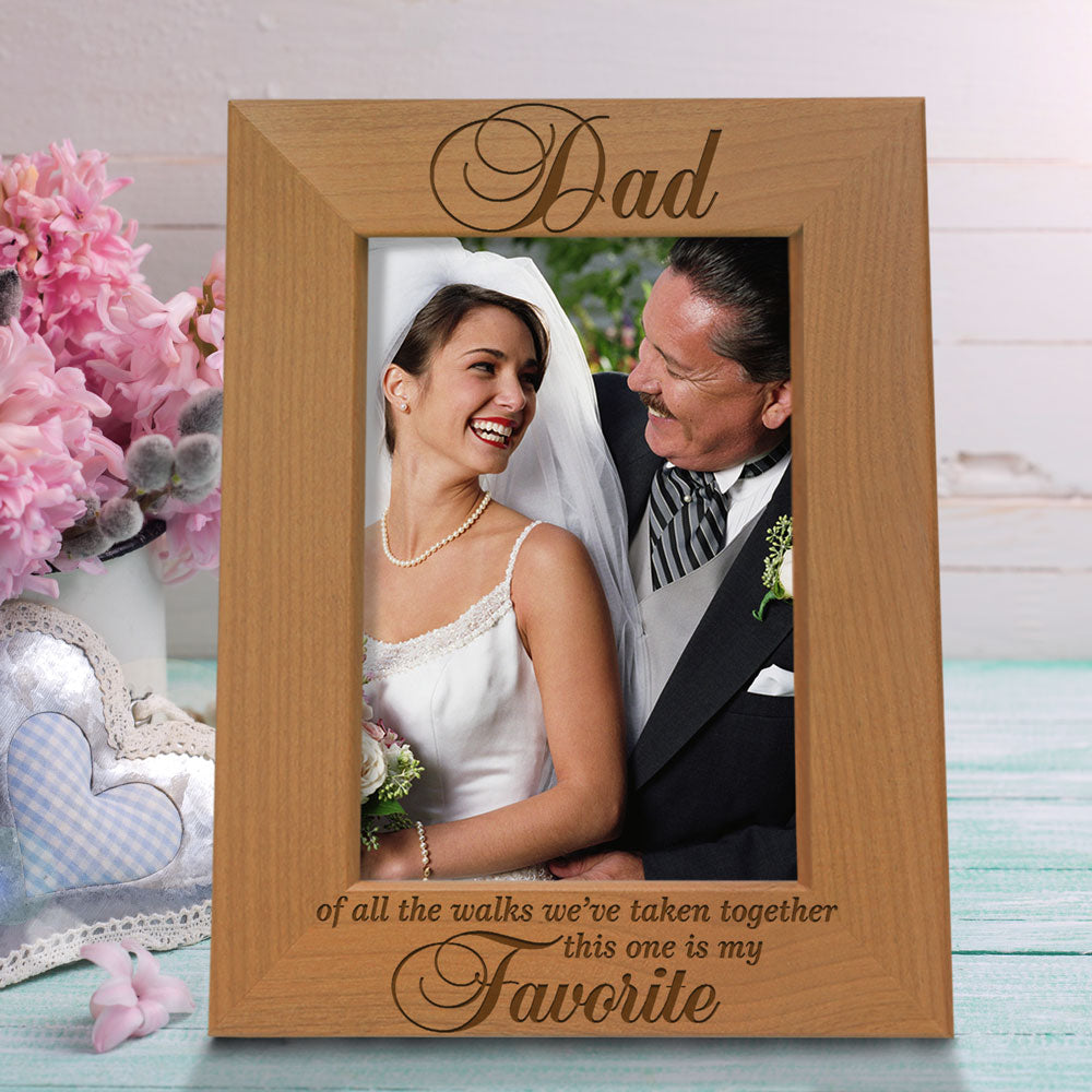 Dad Favorite Walk Wood Frame, Daddy Favorite Walk Wood Frame