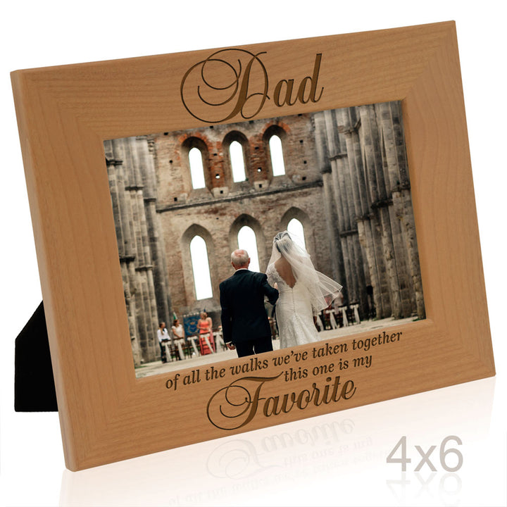 Dad Favorite Walk Wood Frame, Daddy Favorite Walk Wood Frame