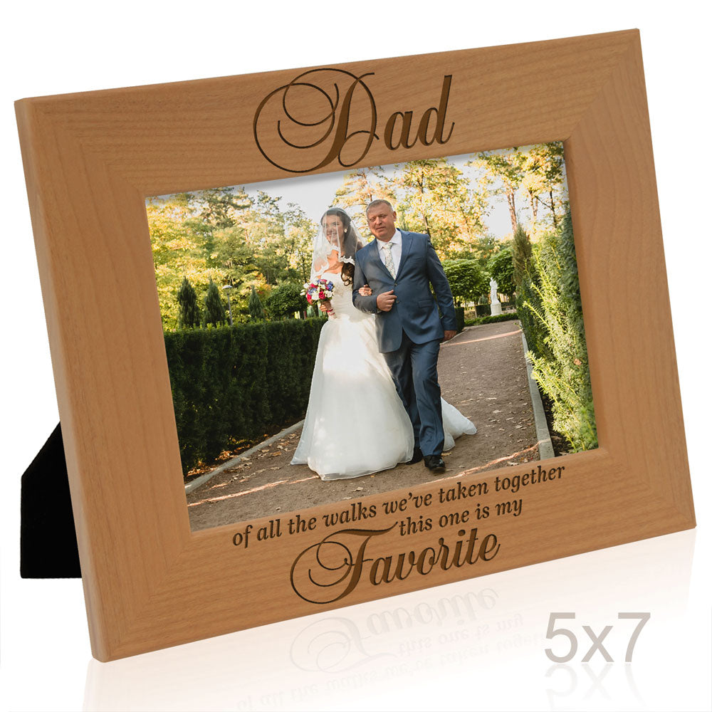 Dad Favorite Walk Wood Frame, Daddy Favorite Walk Wood Frame