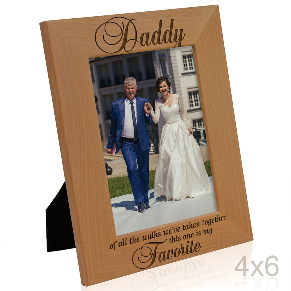 Dad Favorite Walk Wood Frame, Daddy Favorite Walk Wood Frame