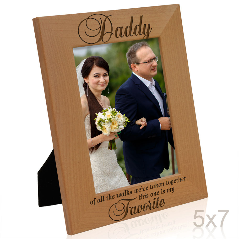 Dad Favorite Walk Wood Frame, Daddy Favorite Walk Wood Frame