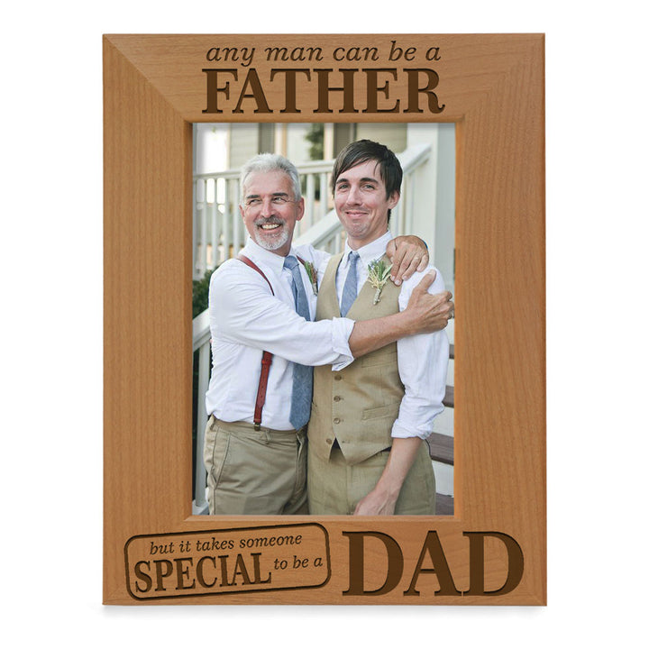 Any Man Can Be a Father Wood Frame