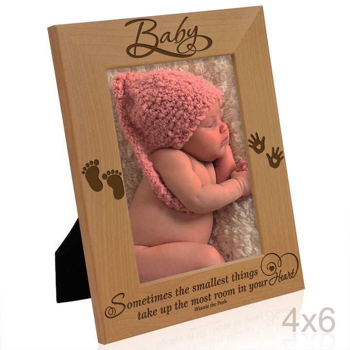 Baby, Sometimes The Smallest Things Wood Frame