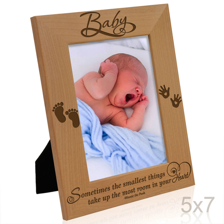 Baby, Sometimes The Smallest Things Wood Frame