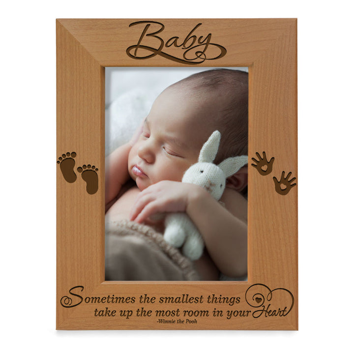 Baby, Sometimes The Smallest Things Wood Frame