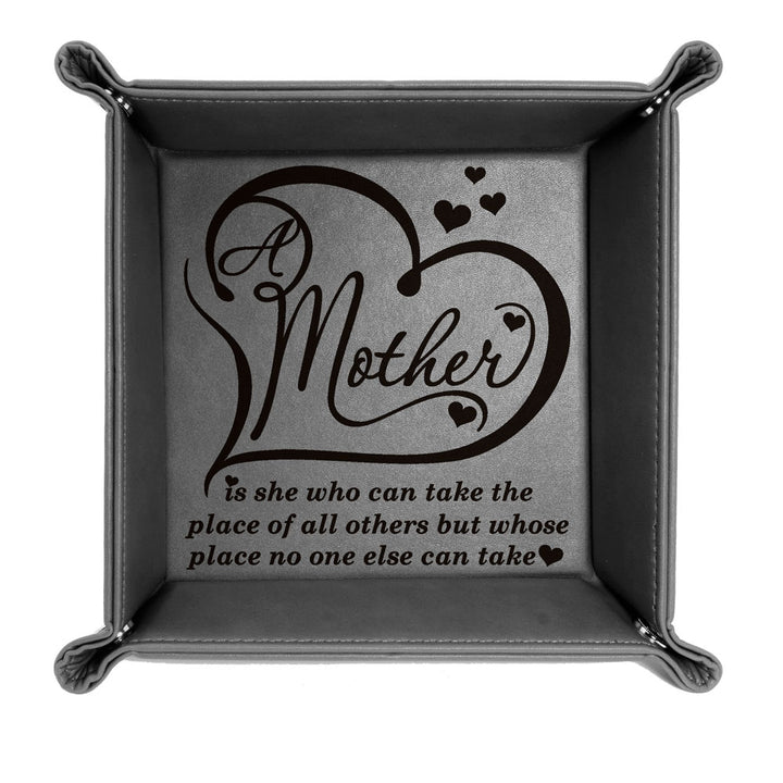 A Mother Leather Valet Tray