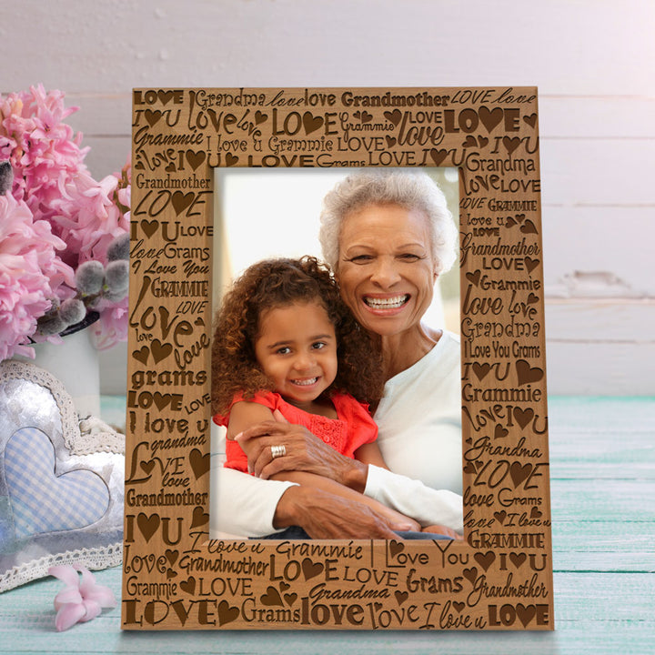 Grandma and Me, I Love You Grandma, Best Grandma WoodFrame