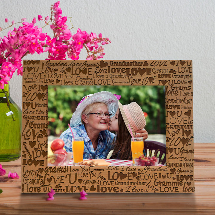 Grandma and Me, I Love You Grandma, Best Grandma WoodFrame