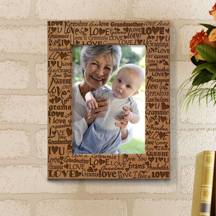 Grandma and Me, I Love You Grandma, Best Grandma WoodFrame