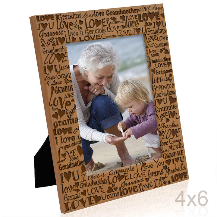 Grandma and Me, I Love You Grandma, Best Grandma WoodFrame