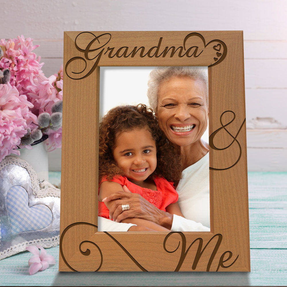 Grandma and Me Wood Frame, Grandpa and Me Wood Frame