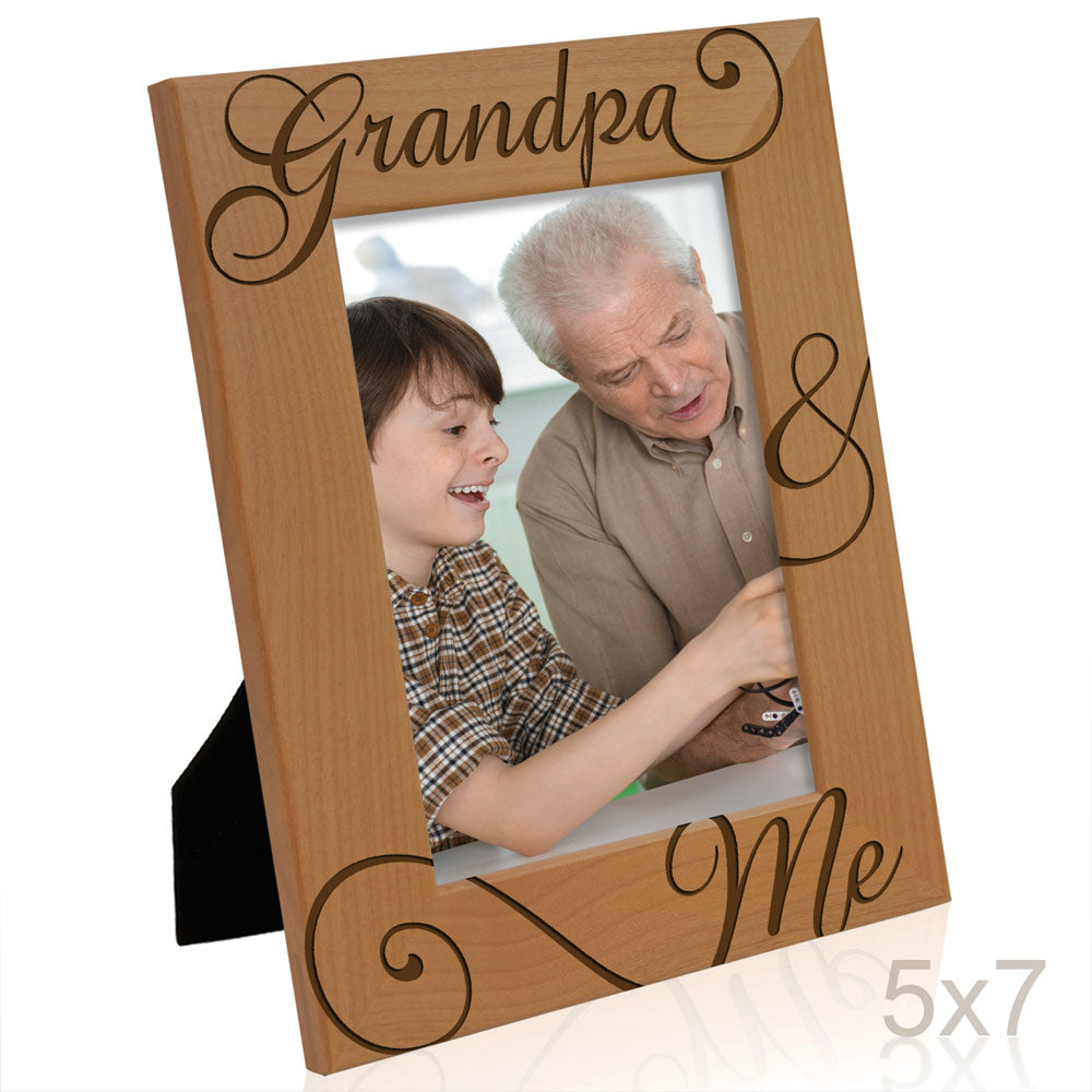 Grandma and Me Wood Frame, Grandpa and Me Wood Frame