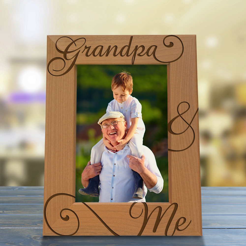 Grandma and Me Wood Frame, Grandpa and Me Wood Frame