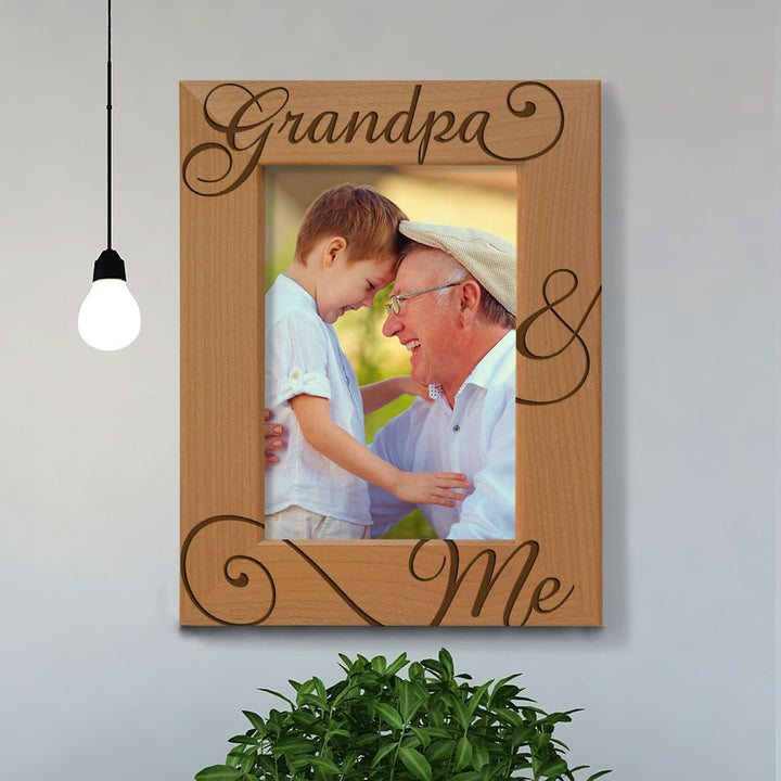 Grandma and Me Wood Frame, Grandpa and Me Wood Frame