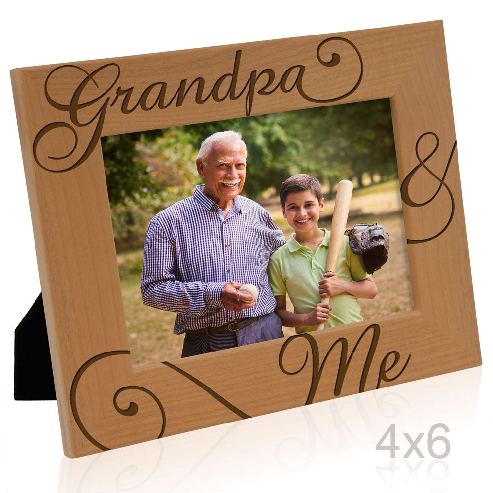 Grandma and Me Wood Frame, Grandpa and Me Wood Frame