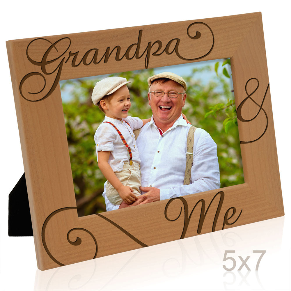 Grandma and Me Wood Frame, Grandpa and Me Wood Frame