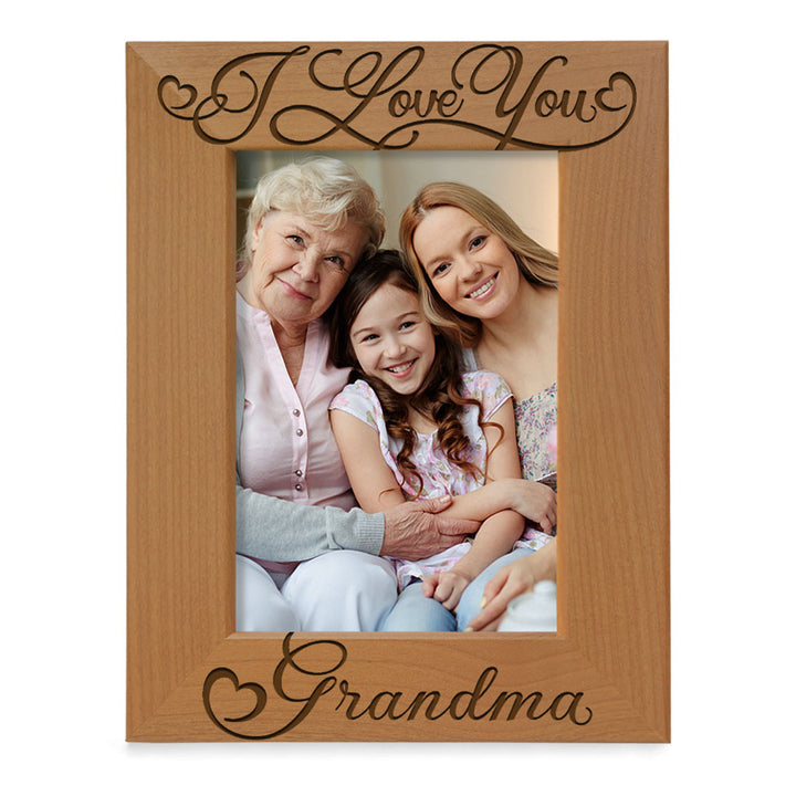 Grandma and Me, I Love You Grandma, Best Grandma WoodFrame