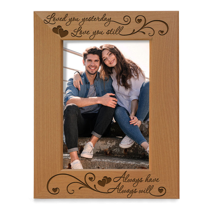 Loved You Yesterday Wood Frame