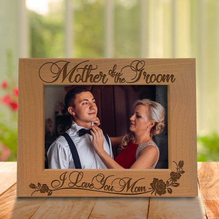 Mother of the Bride Wood Frame, Mother of the Groom Wood Frame