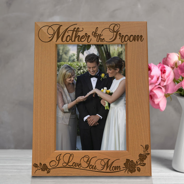 Mother of the Bride Wood Frame, Mother of the Groom Wood Frame