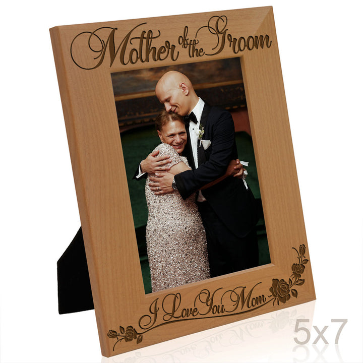 Mother of the Bride Wood Frame, Mother of the Groom Wood Frame