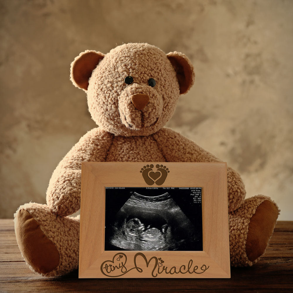 Tiny Miracle Sonogram Wood Frame