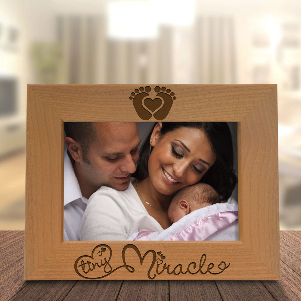 Tiny Miracle Sonogram Wood Frame