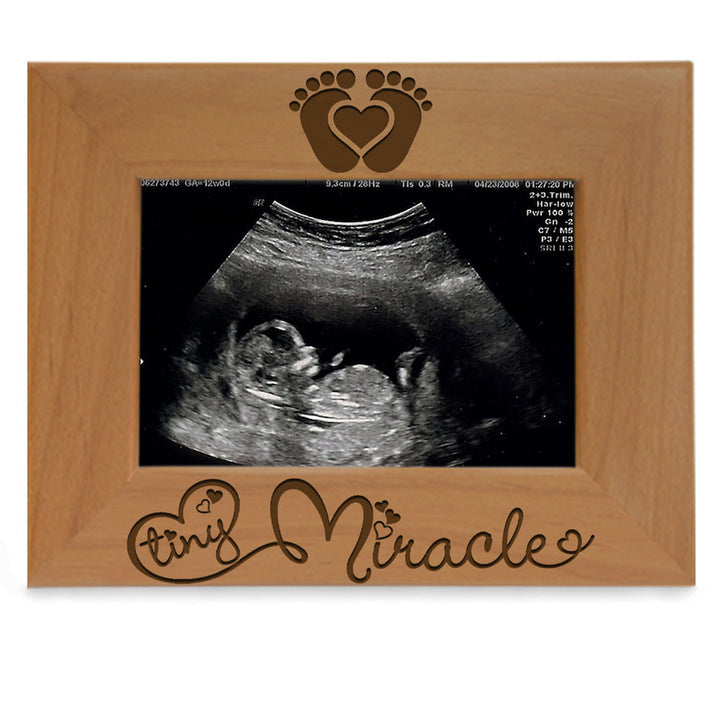 Tiny Miracle Sonogram Wood Frame