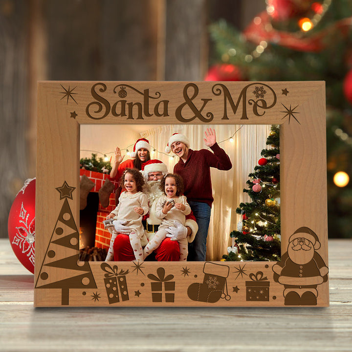 Santa and Me Wood Frame