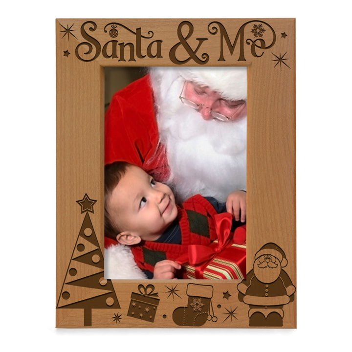 Santa and Me Wood Frame