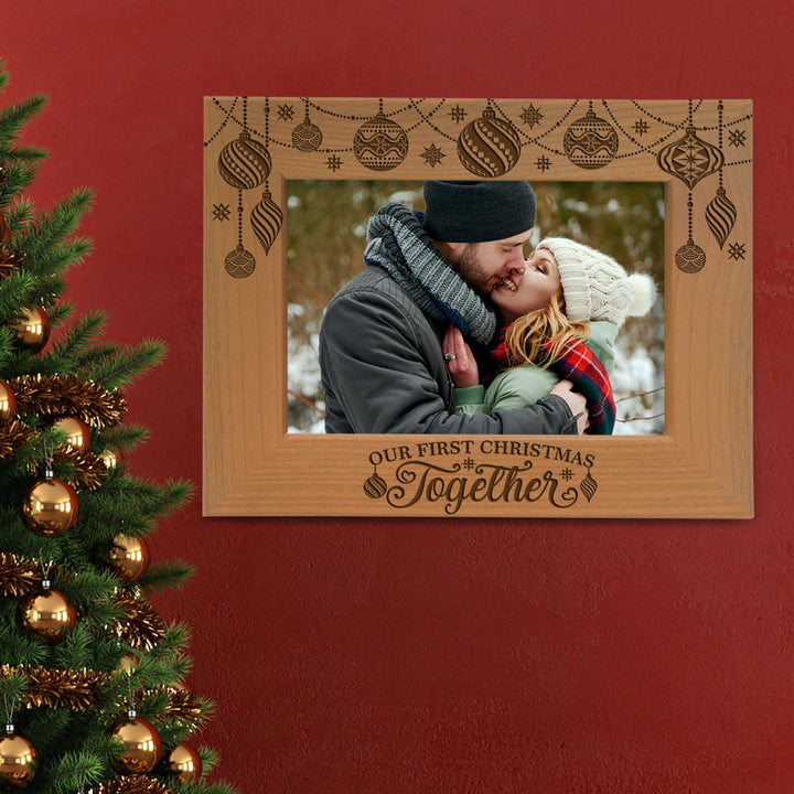 Our First Christmas Wood Frame