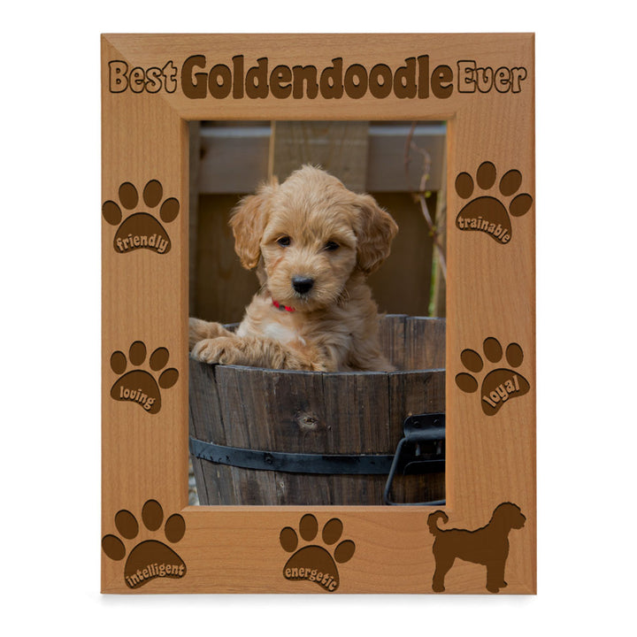 Best Goldendoodle Ever Wood Frame