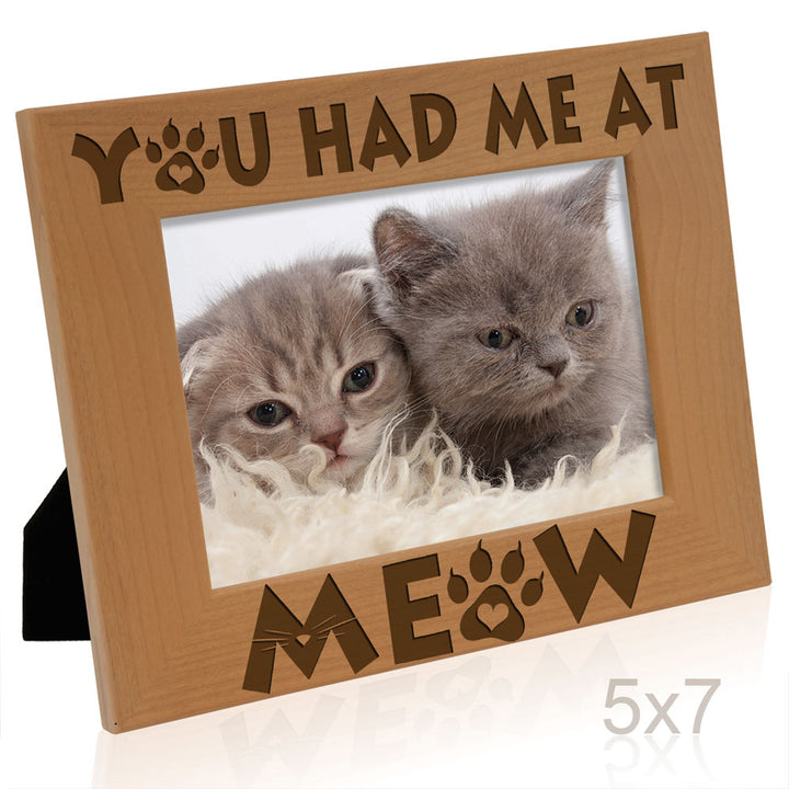 You Had Me at Meow Wood Frame