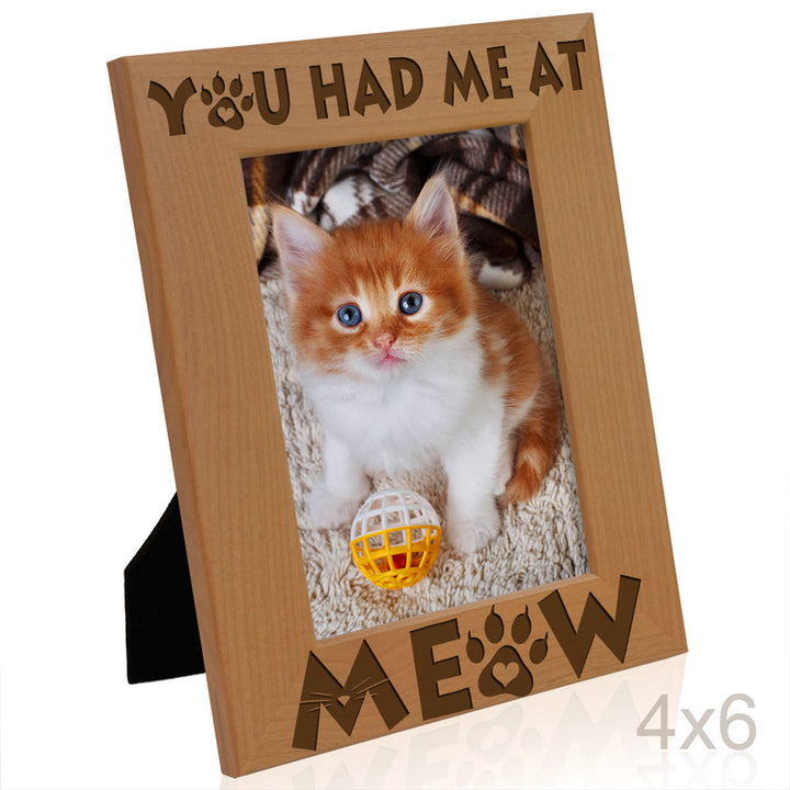 You Had Me at Meow Wood Frame