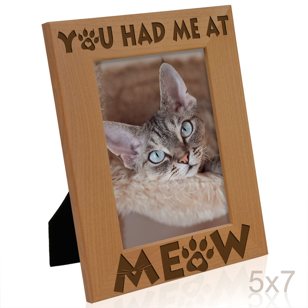 You Had Me at Meow Wood Frame