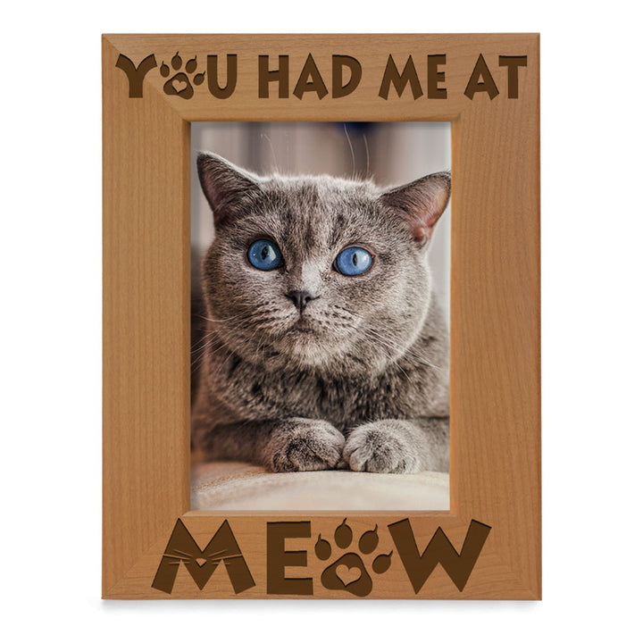 You Had Me at Meow Wood Frame