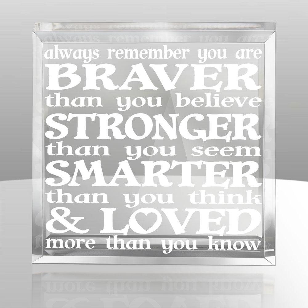 Motivational Quote Keepsake and Paperweight